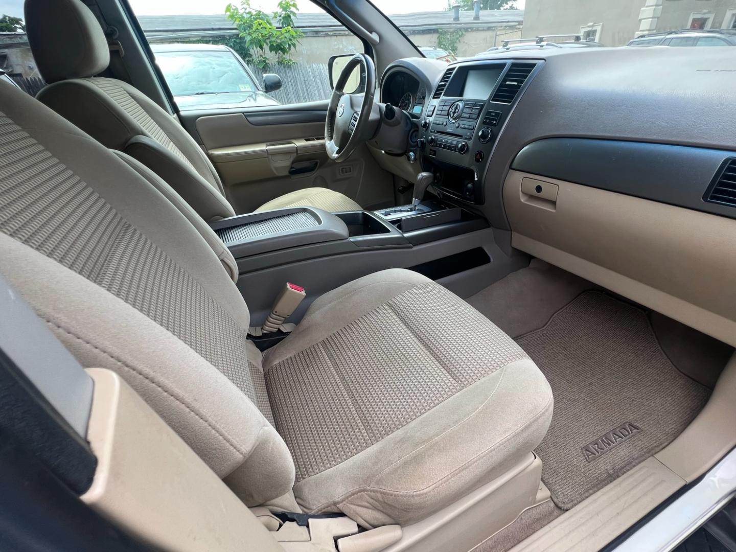 2008 White /beige Nissan Armada LE 4WD (5N1AA08C48N) with an 5.6L V8 DOHC 32V engine, located at 1018 Brunswick Ave, Trenton, NJ, 08638, (609) 989-0900, 40.240086, -74.748085 - This Nissan Armada has just been serviced and is ready to go! Very Clean and available for delivery right away! - Photo#16